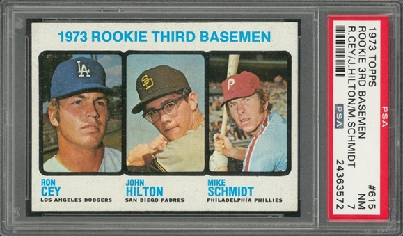 1973 Topps #615 Mike Schmidt Rookie Card – PSA NM 7